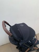 Xe đẩy gấp gọn Cybex Platinum Coya khung rosegold màu Sepia black kèm cup holder, áo mưa, túi vải đựng - Ảnh 10