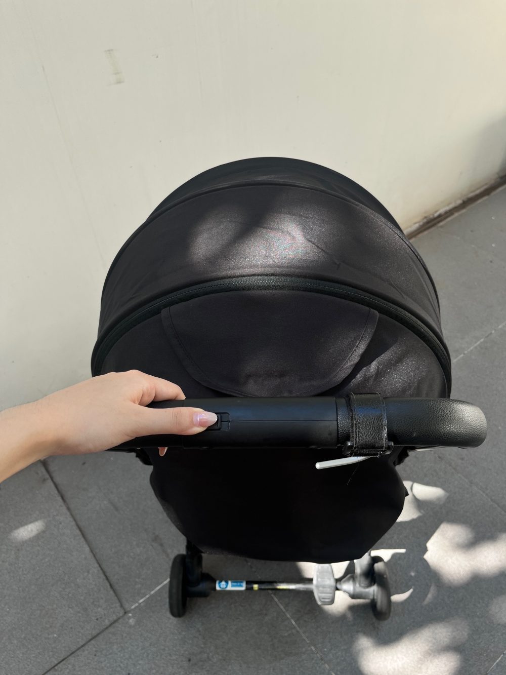 Xe đẩy Hamilton X1 plus màu đen (size: 0m->4y, tối đa 20kg) kèm áo mưa - Ảnh 14