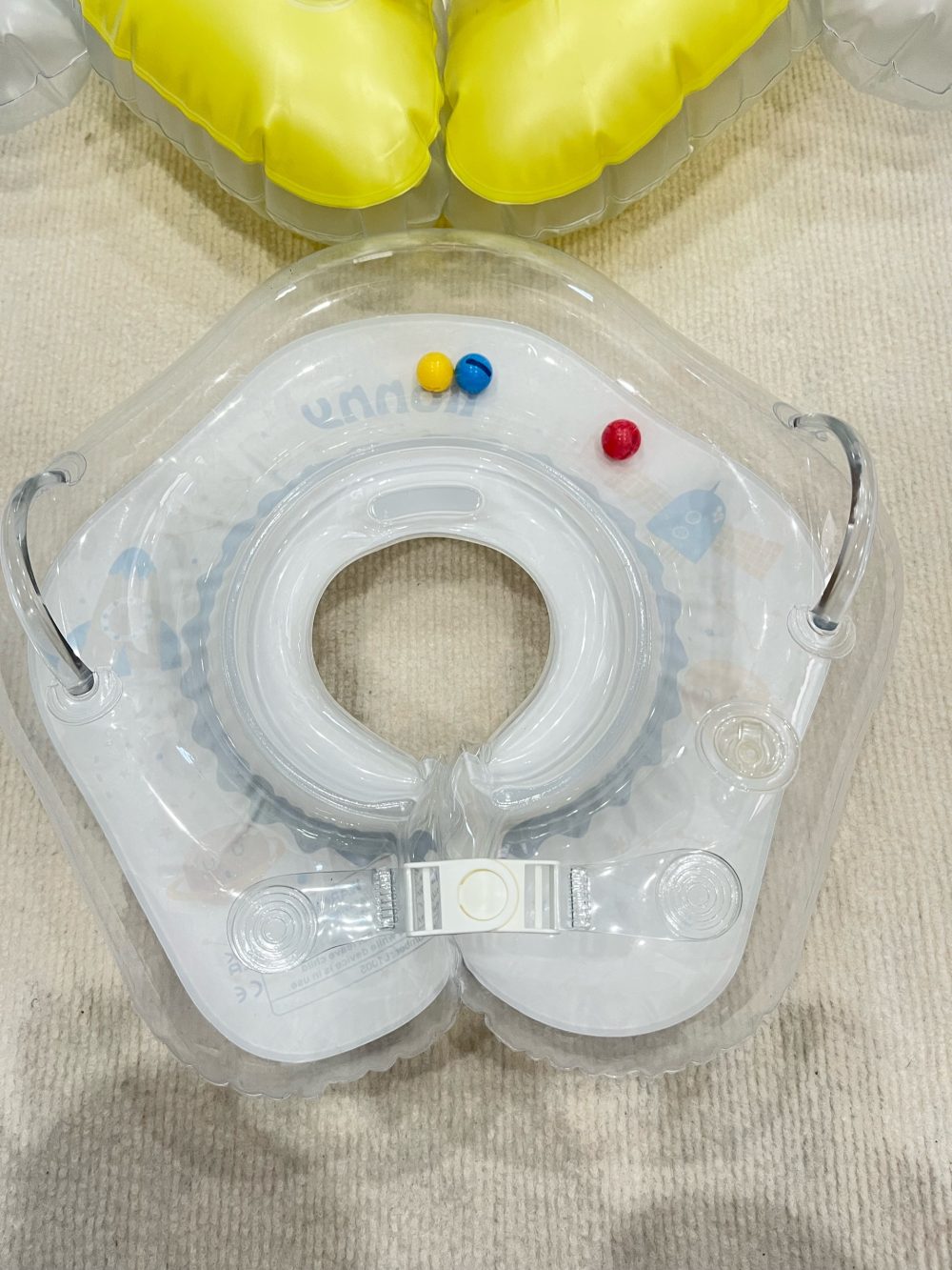 Set 2 phao bơi nâng cổ cho bé tắm mix brand Lionny & no brand ( 0m+) - Ảnh 4