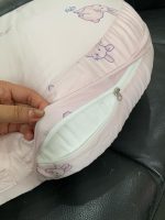 Gối chống trào ngược Dono&Dono cotton baby bunny màu hồng (65x80cm, 0m+) - Ảnh 4