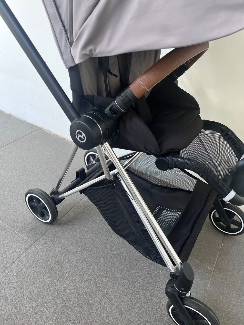 Xe đẩy Cybex Mios 2 xám khung bạc (0-4y/ 22kg) - Ảnh 7