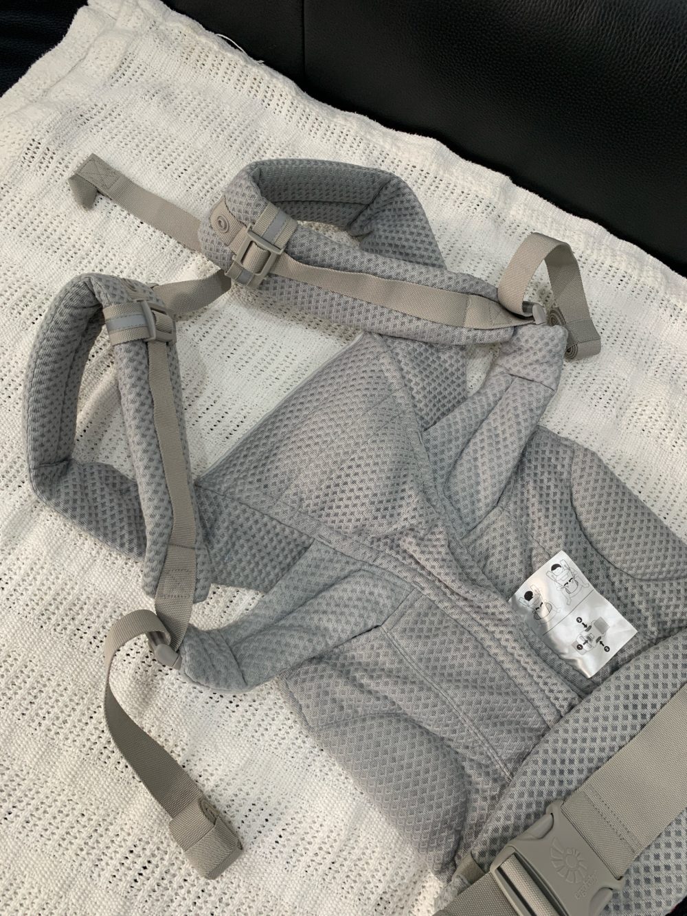Địu Ergobaby Omni Breeze màu xám - Ảnh 15
