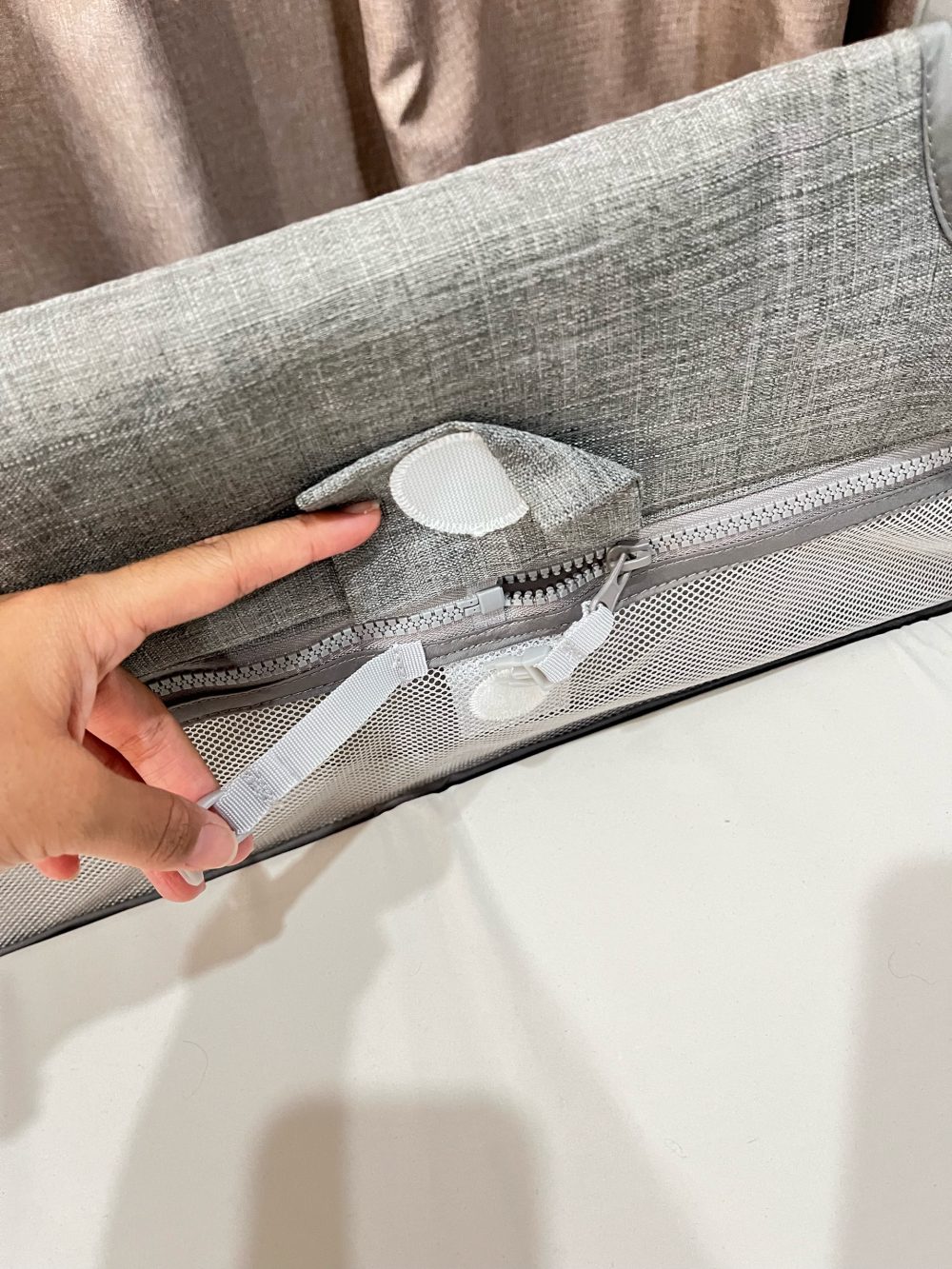 Giường cũi Joie Kubbie Sleep Foggy Gray ( full box) - Ảnh 12