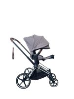 Xe đẩy Cybex Priam 3 khung bạc( size: 0->4y, tối đa 25kg) kèm cúp holder