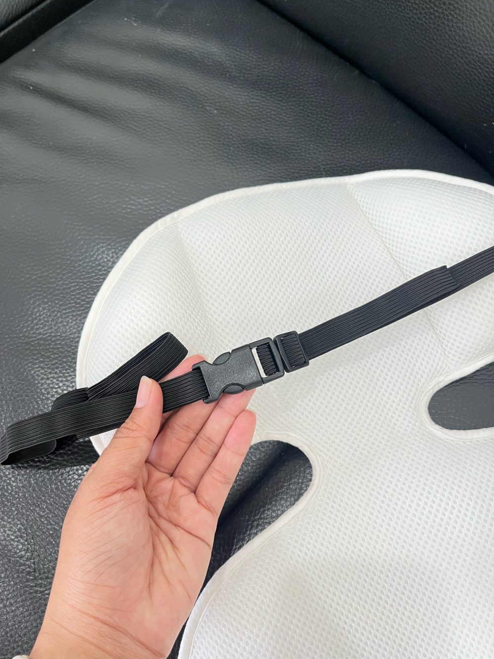 Đệm lót xe đẩy Cheg bébé màu trắng hoạ tiết thỏ - Ảnh 6