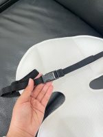 Đệm lót xe đẩy Cheg bébé màu trắng hoạ tiết thỏ - Ảnh 6