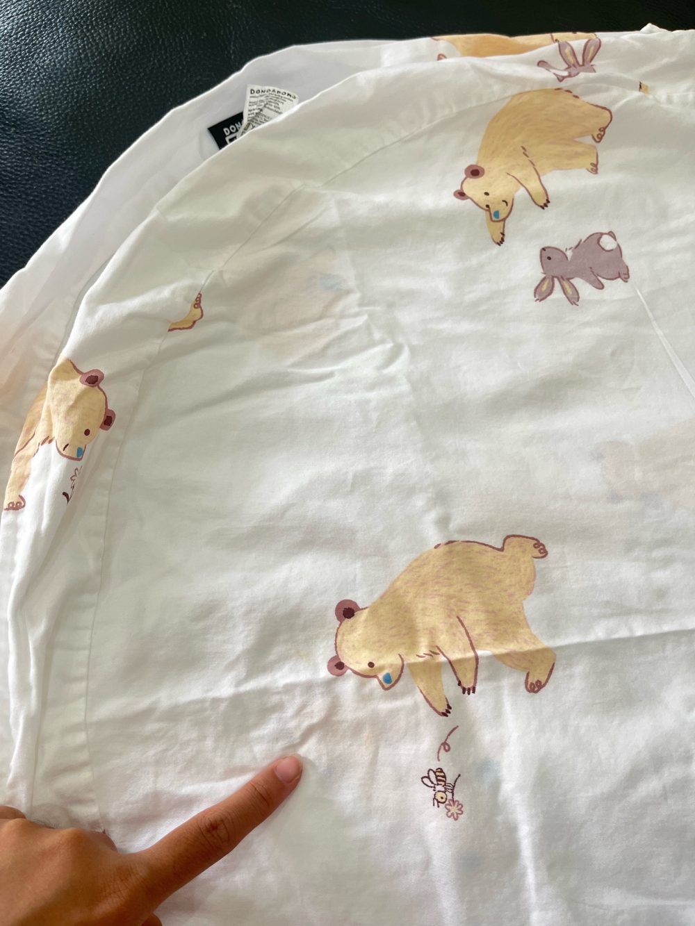 Gối chống trào ngược Dono&Dono vải 4 mùa, hoạ tiết gấu Teddy & kèm 1 vỏ gối Dono&Dono - Ảnh 14