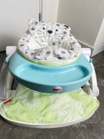 Ghế tập ngồi & ăn dặm Fisher Price 3in1 Hoạ tiết báo trắng ( tối đa 11kg3) - Ảnh 3