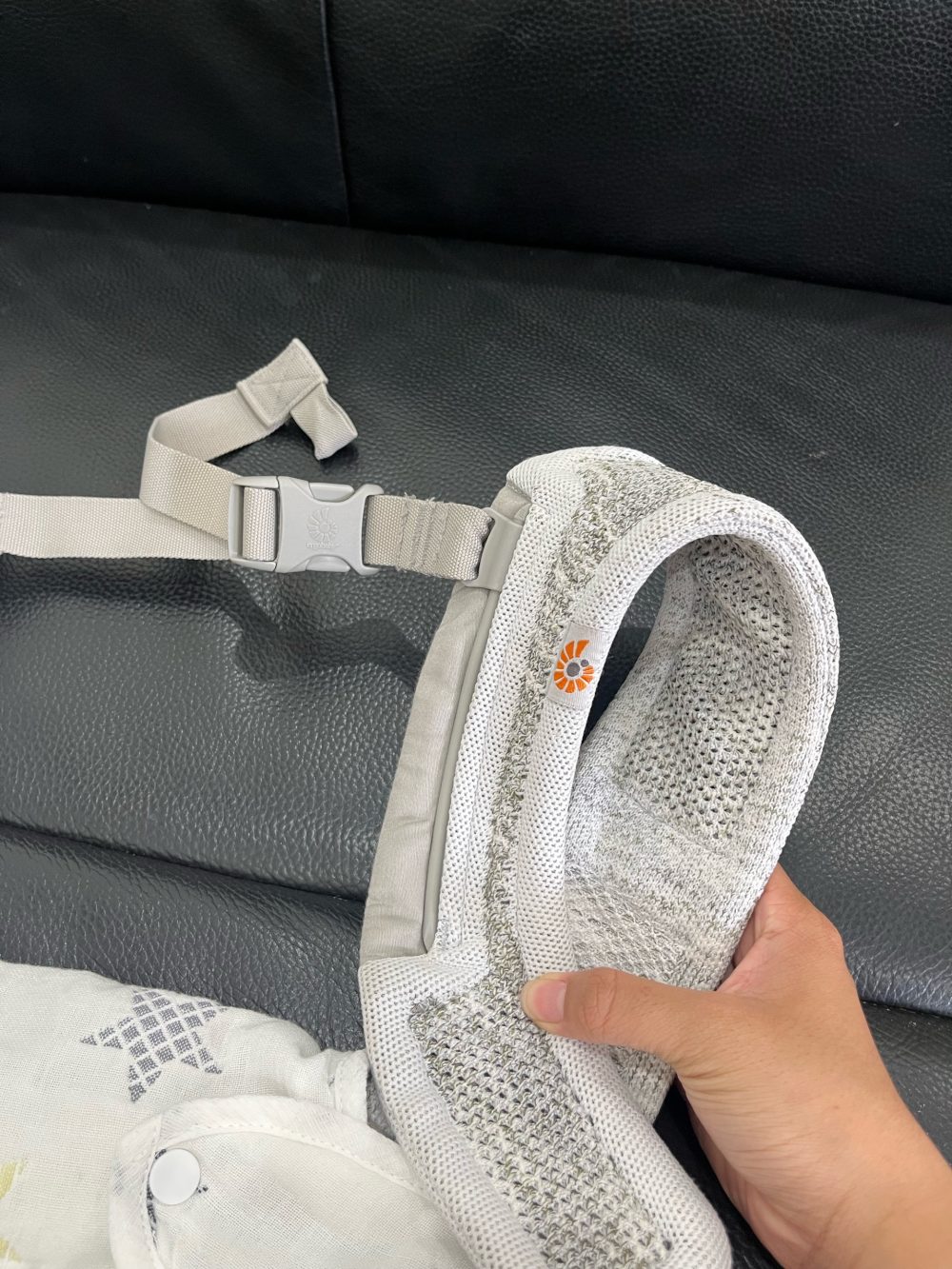 Địu cho bé Ergobaby Aerloom – Misty Morning ( size: 0m-> 15kg9, full box) - Ảnh 14