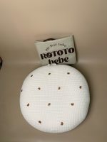 Gối chống trào Rototo bebe vải Airmesh hoạ tiết gấu nâu (kèm túi đựng) - Ảnh 2