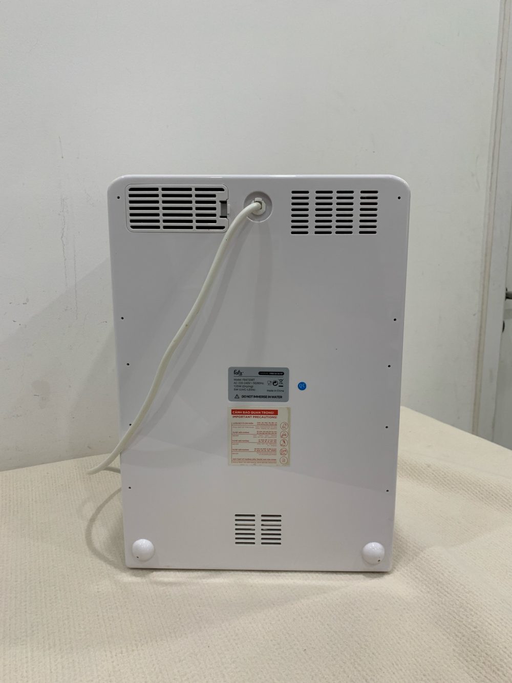Máy tiệt trùng sấy khô UVC led Fatzbaby king 3 màu trắng (19L) - Ảnh 6