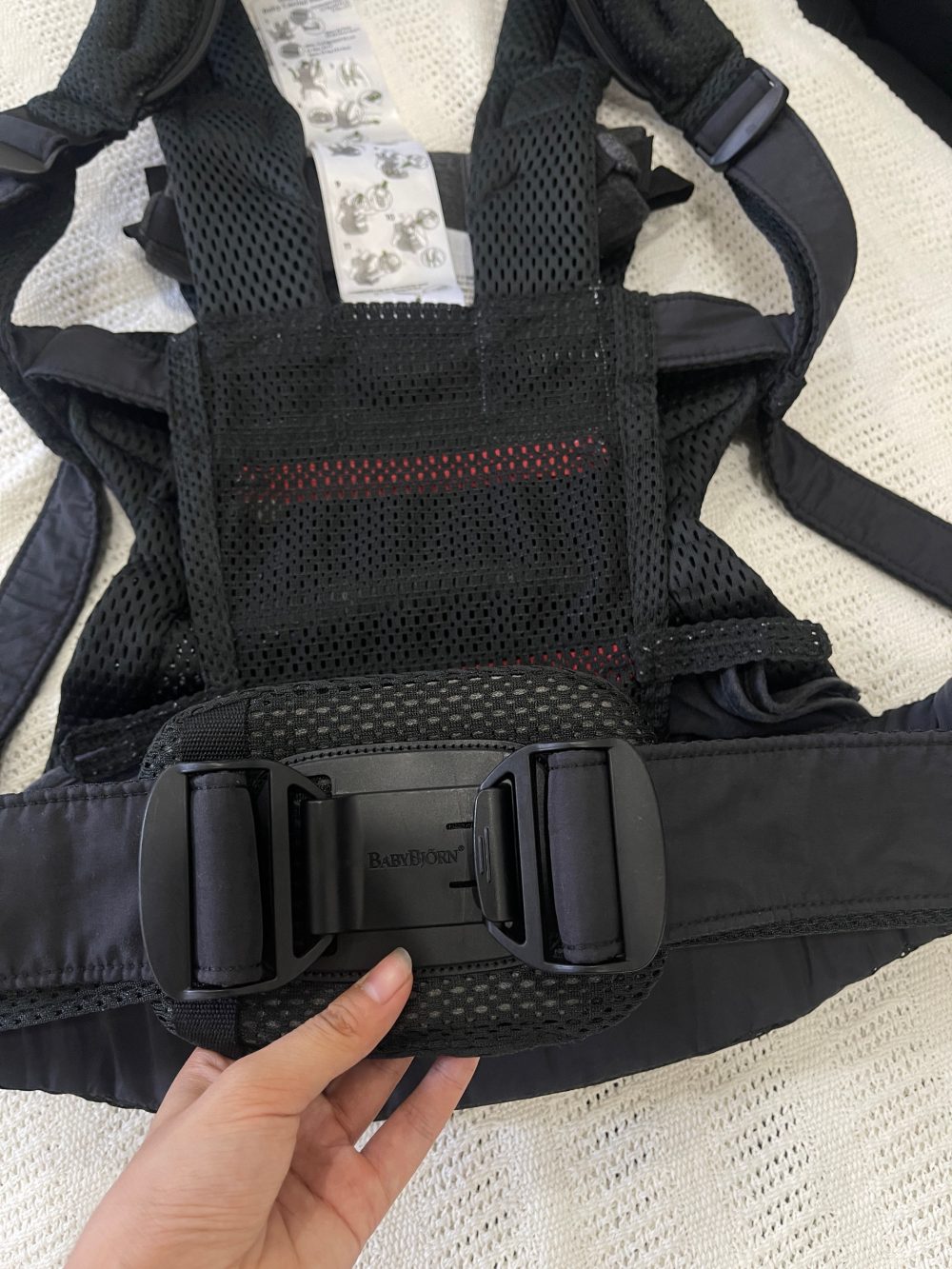 Địu Baby Bjorn Harmony màu đen (0->3y, tối đa 15kg) - Ảnh 19