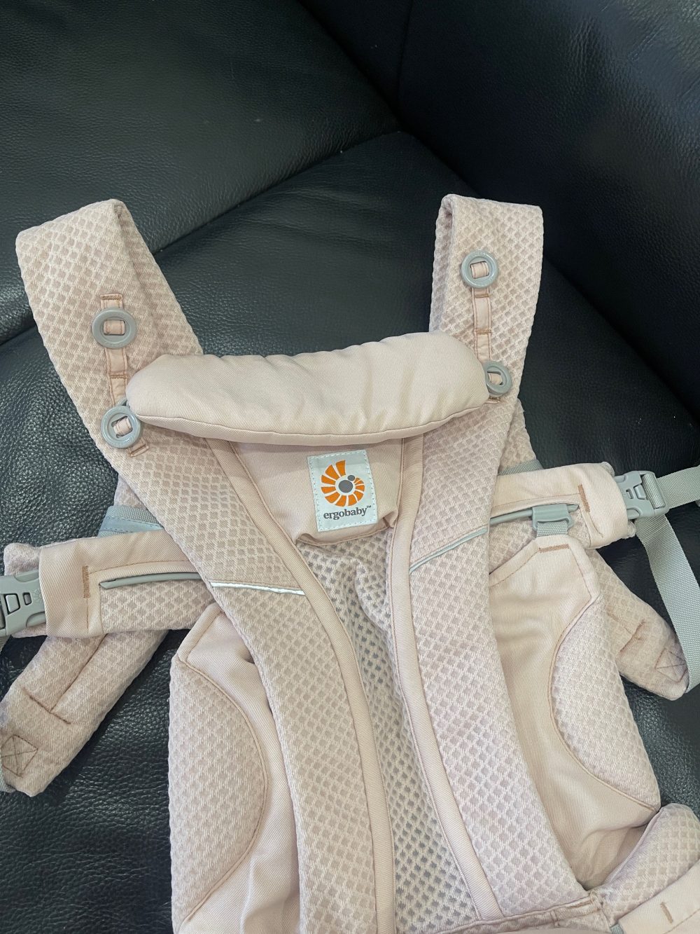Địu Ergobaby Omni Breeze màu hồng (0->48m, tối đa 20kg, no box) - Ảnh 6