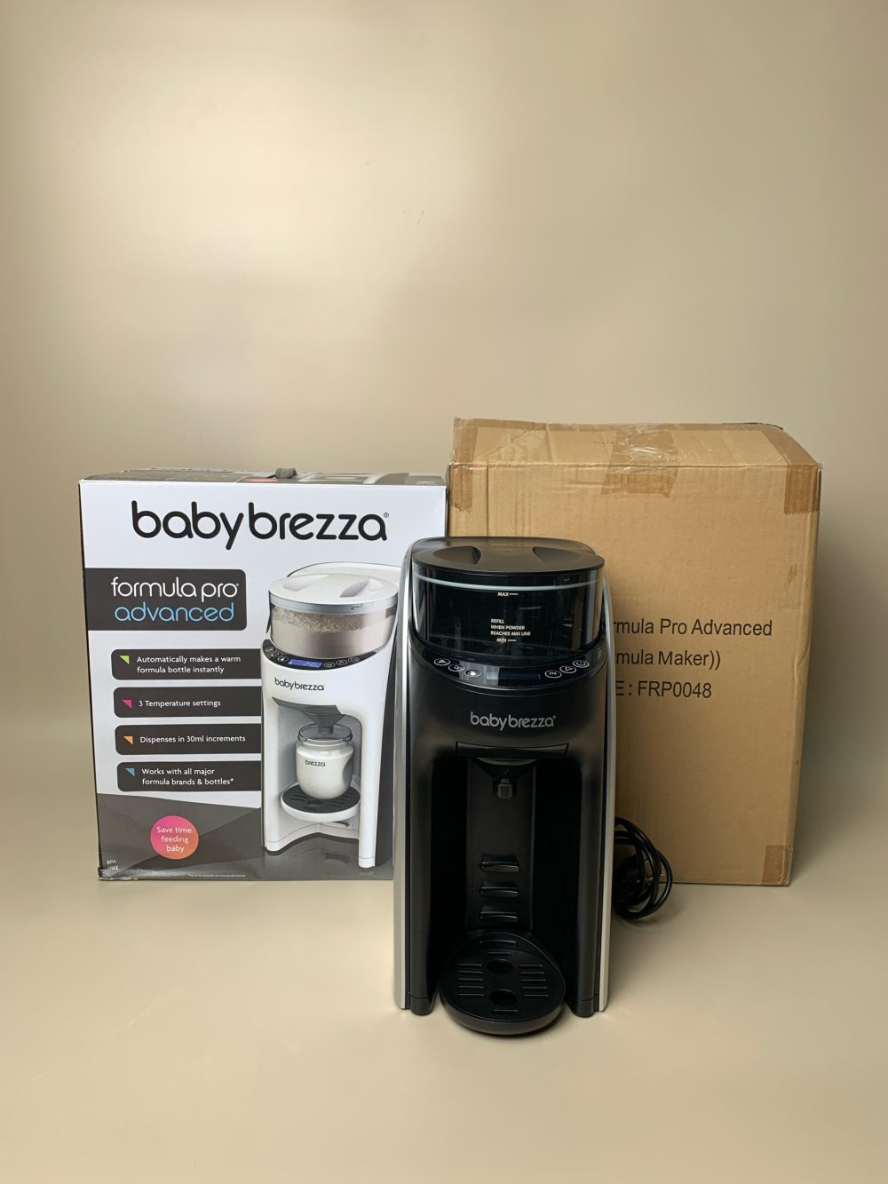 Máy pha sữa Babybrezza Formula Pro Silver/Black (full 2 box) - Ảnh 2