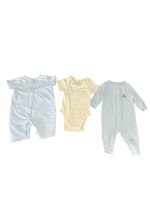 Set 2 bộ bodysuit mix brand nous, little love tặng kèm bodysuit màu xanh Changg