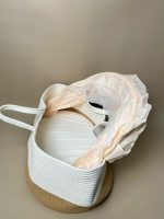 Set 3 món túi nằm cho bé bằng vải cotton dệt tay, tấm lót, mùng khủng long mix brand Animo. - Ảnh 17