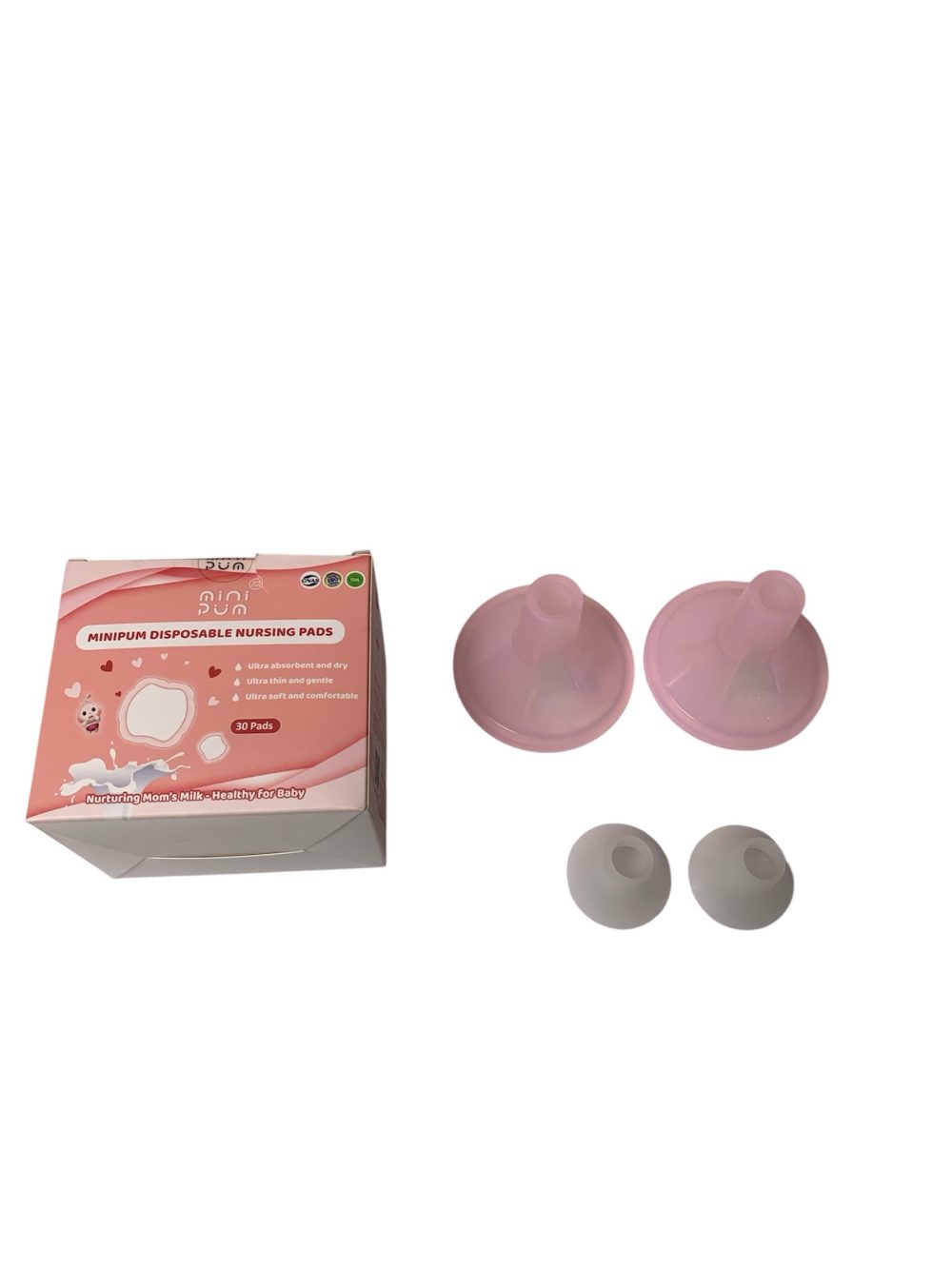 c271b1ea987c429786f2f152337d8e4e Phễu hút sữa MiniPum+đệm hạ size tặng miếng lót thấm sữa MiniPum - Ảnh 1