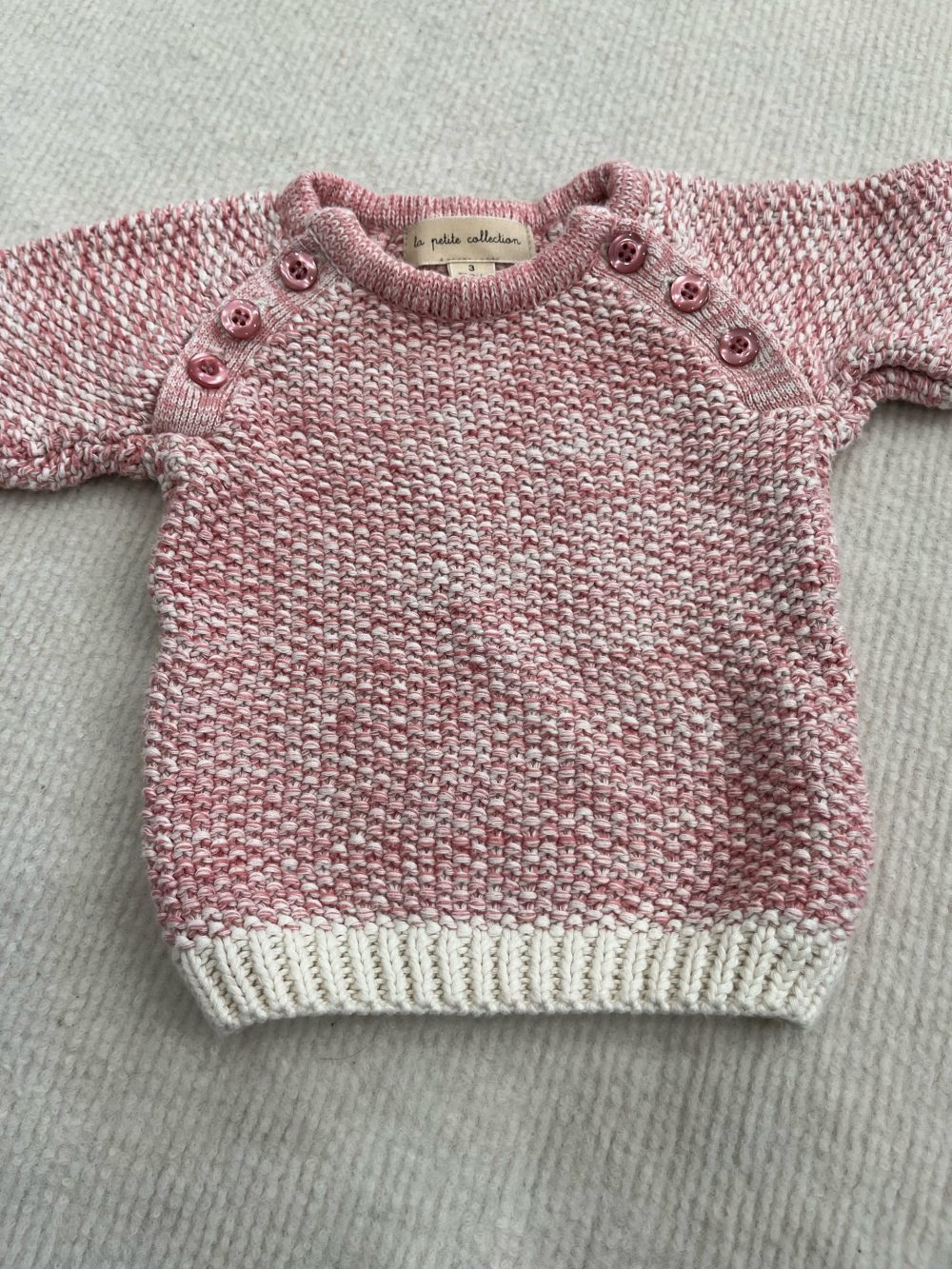 Set 2 bộ áo len và yếm mix brand Sergent Major, La Petite Collection (size: 3/6m) - Ảnh 11