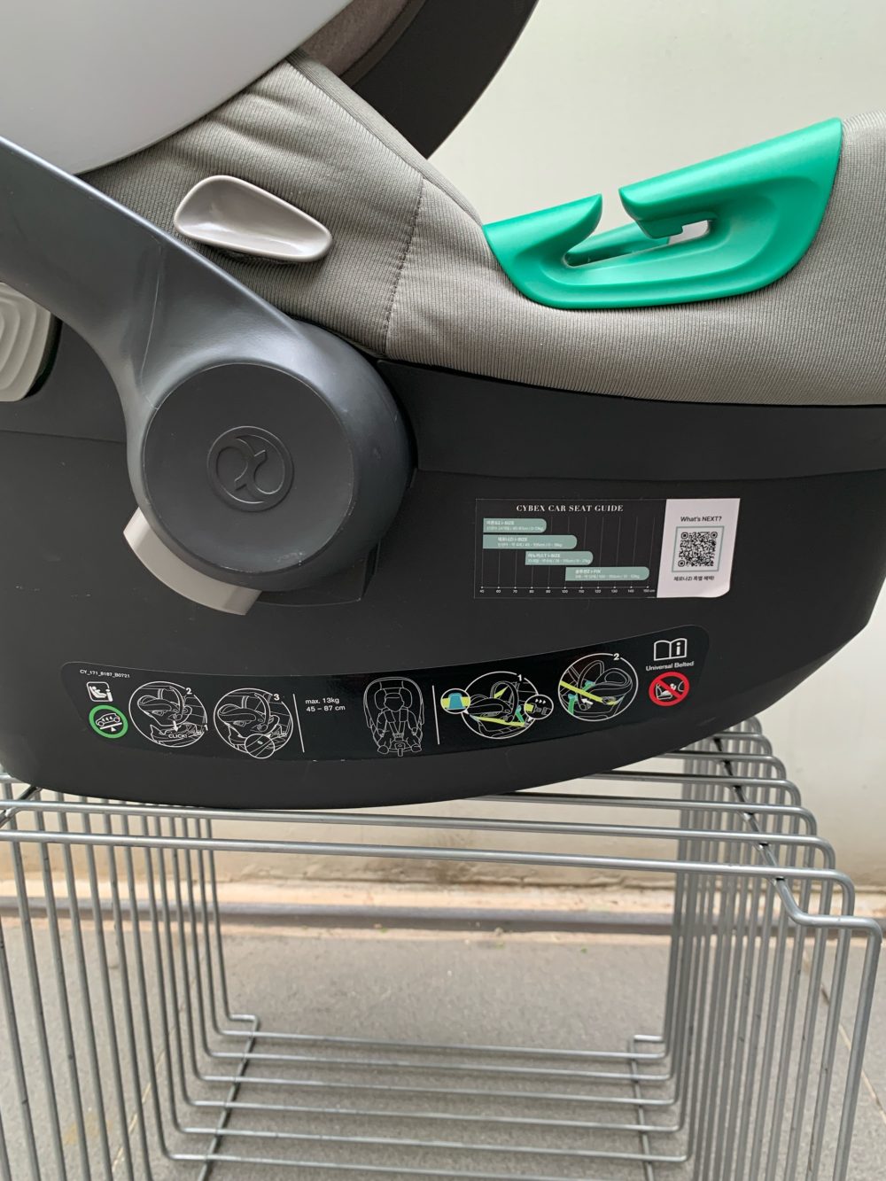Nôi ôtô Cybex Aton S2 i-size màu lava grey (0-13kg/45-87cm) kèm adapter gắn cybex mios - Ảnh 3