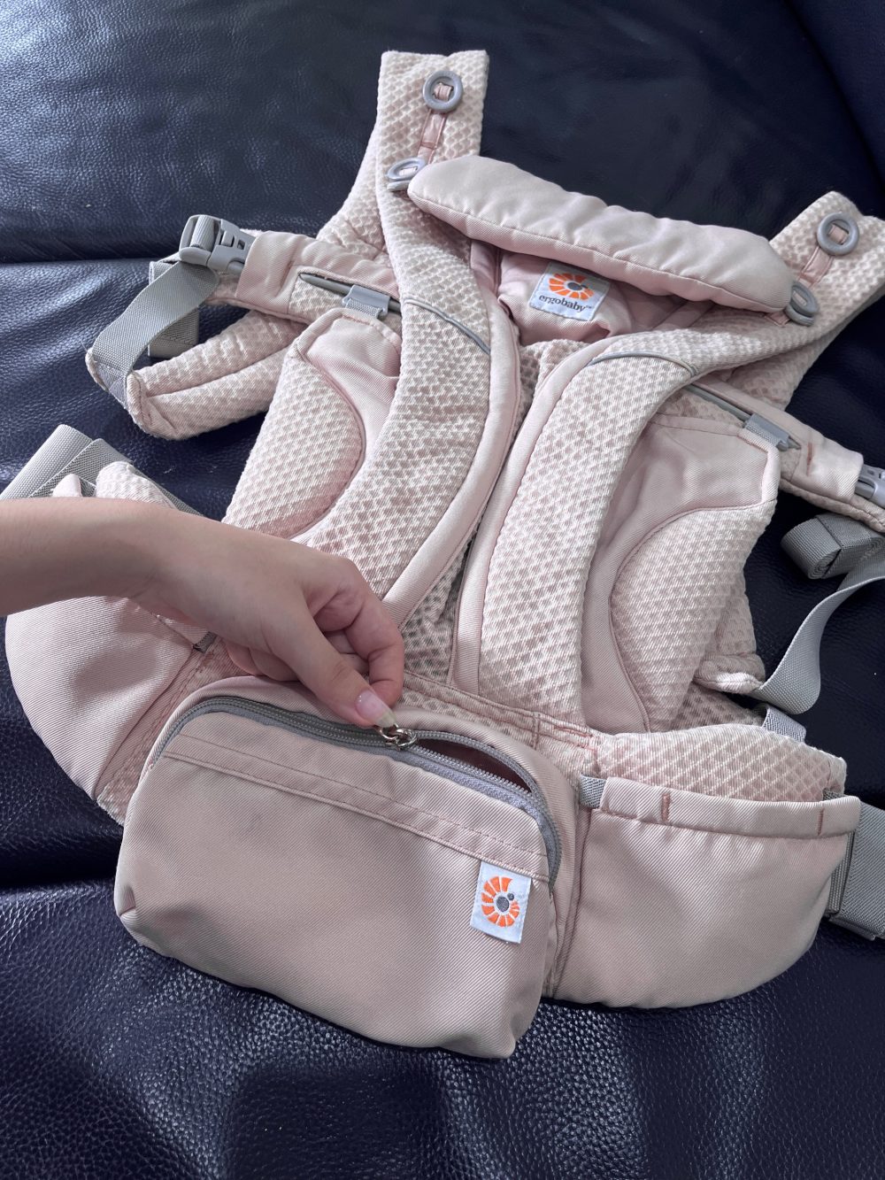 Địu Ergobaby Omni Breeze màu hồng (0→4y, tối đa 20kg) - Ảnh 5