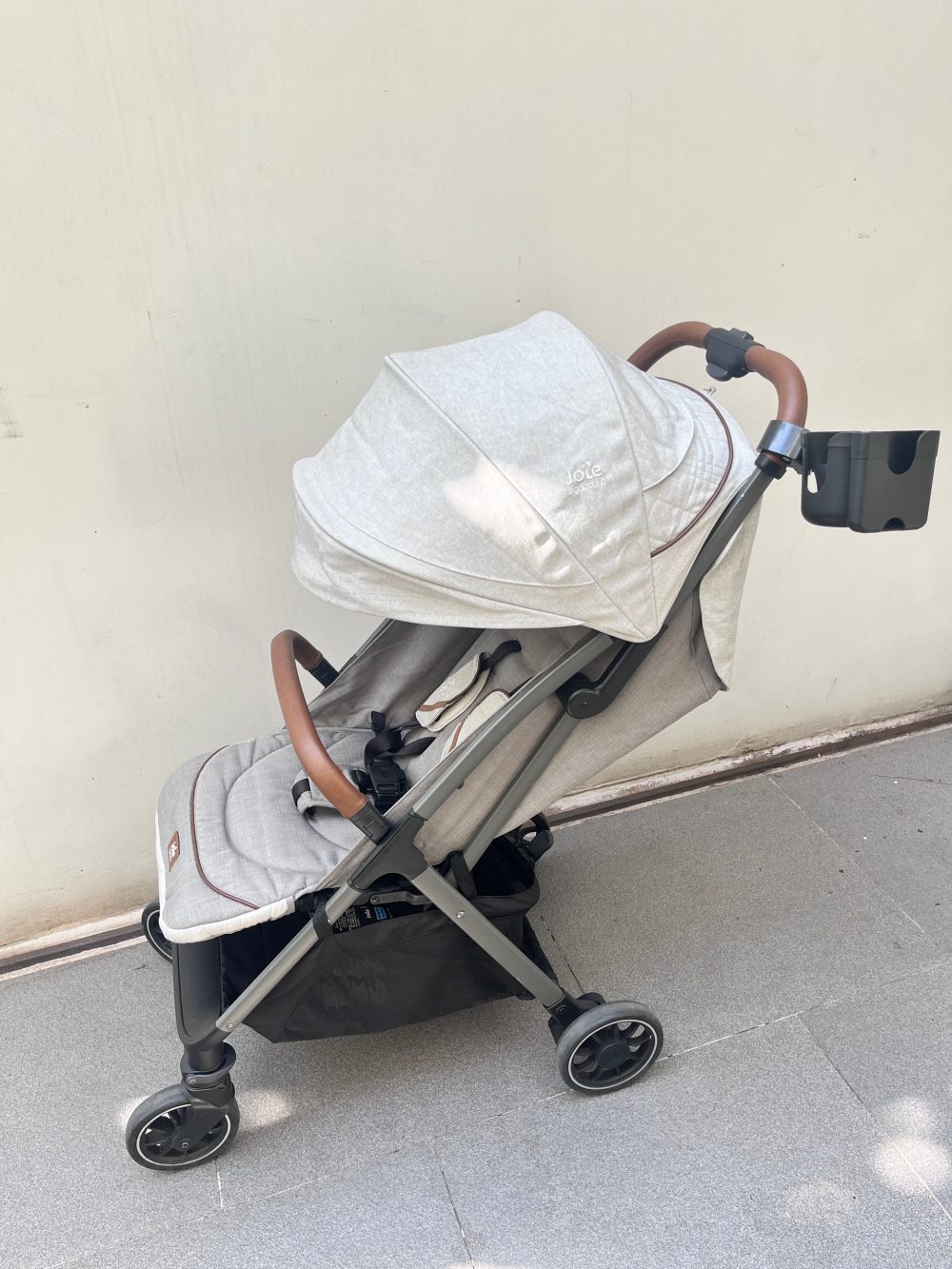 Xe đầy Joie Parcel Signature màu Oyster (0→ 4y tối đa 22kg) kèm cup holder và túi đựng - Ảnh 15