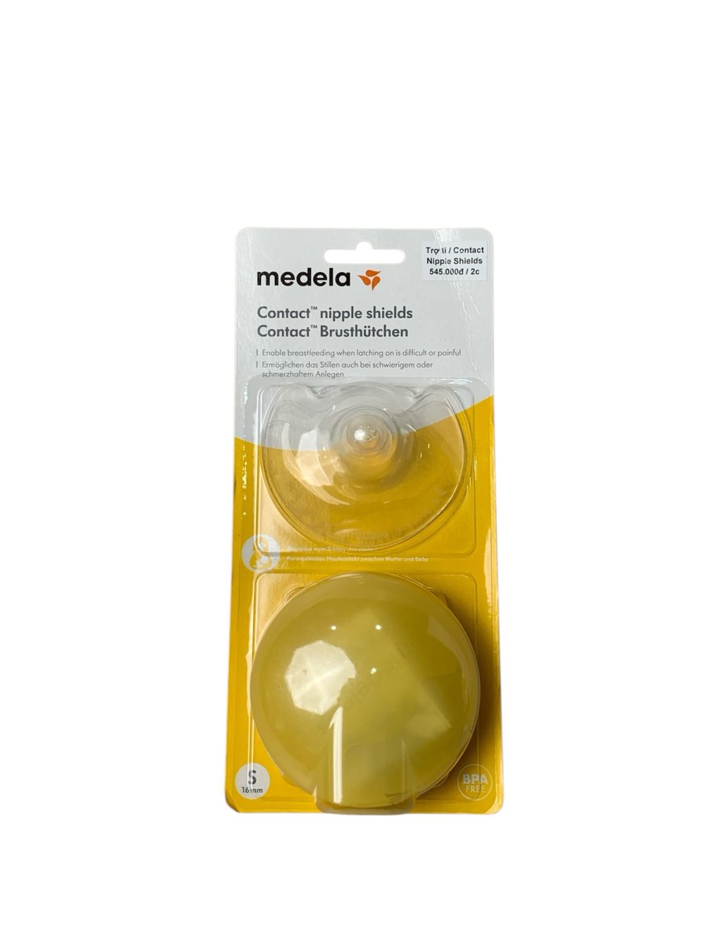 Set 2 trợ ti hỗ trợ bé bú Medela (size S) - Ảnh 1