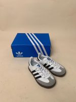 Giày Adidas samba trắng vạch đen đế nâu (size 24cm) - Ảnh 8