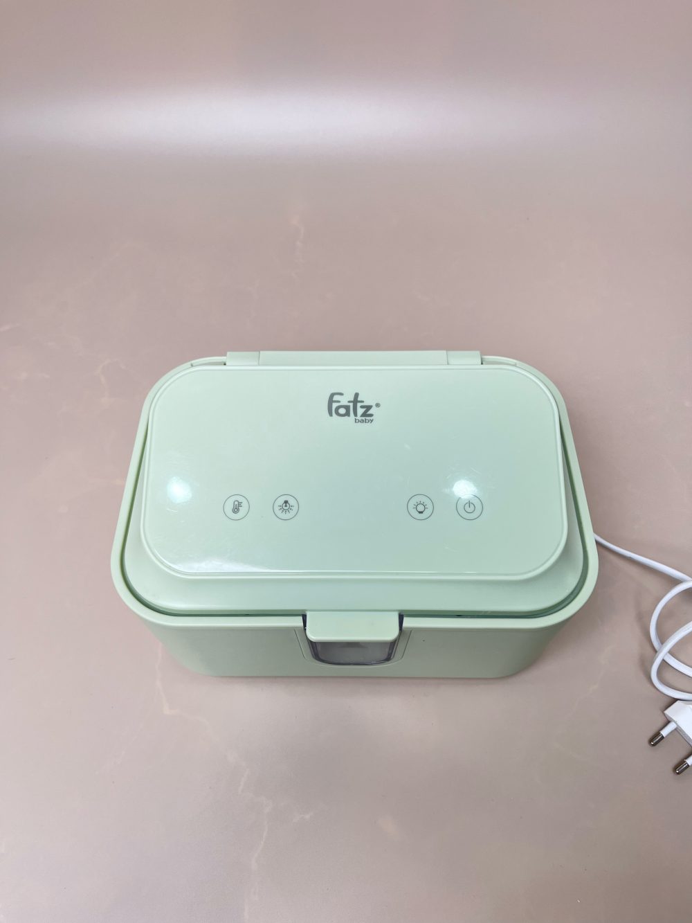 Máy ủ ấm khăn ướt và tiệt trùng UVC-LED Fatzbaby Warm 5 màu xanh ( no box) - Ảnh 5