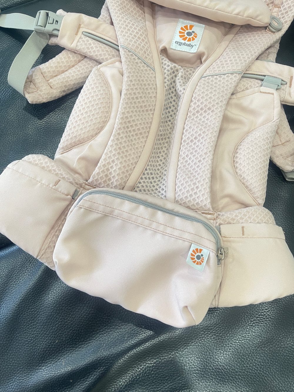 Địu Ergobaby Omni Breeze màu hồng (0->48m, tối đa 20kg, no box) - Ảnh 12