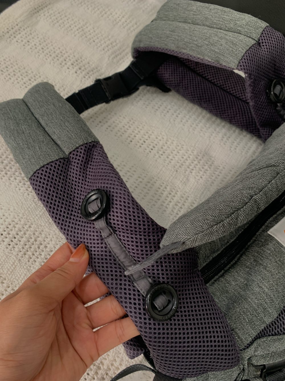 Địu Ergobaby Omni 360 cool airmesh màu classic weave - Ảnh 9