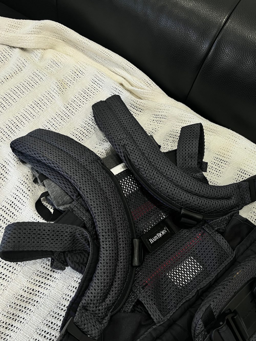 Địu Trẻ Em Baby Bjorn Harmony màu Anthracite (0-3y/~15kg) - Ảnh 9
