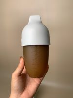 Set bình sữa cổ rộng Heorshe 240ml & nắp chuyển đổi cho bình cổ rộng Heorshe màu grey - Ảnh 12