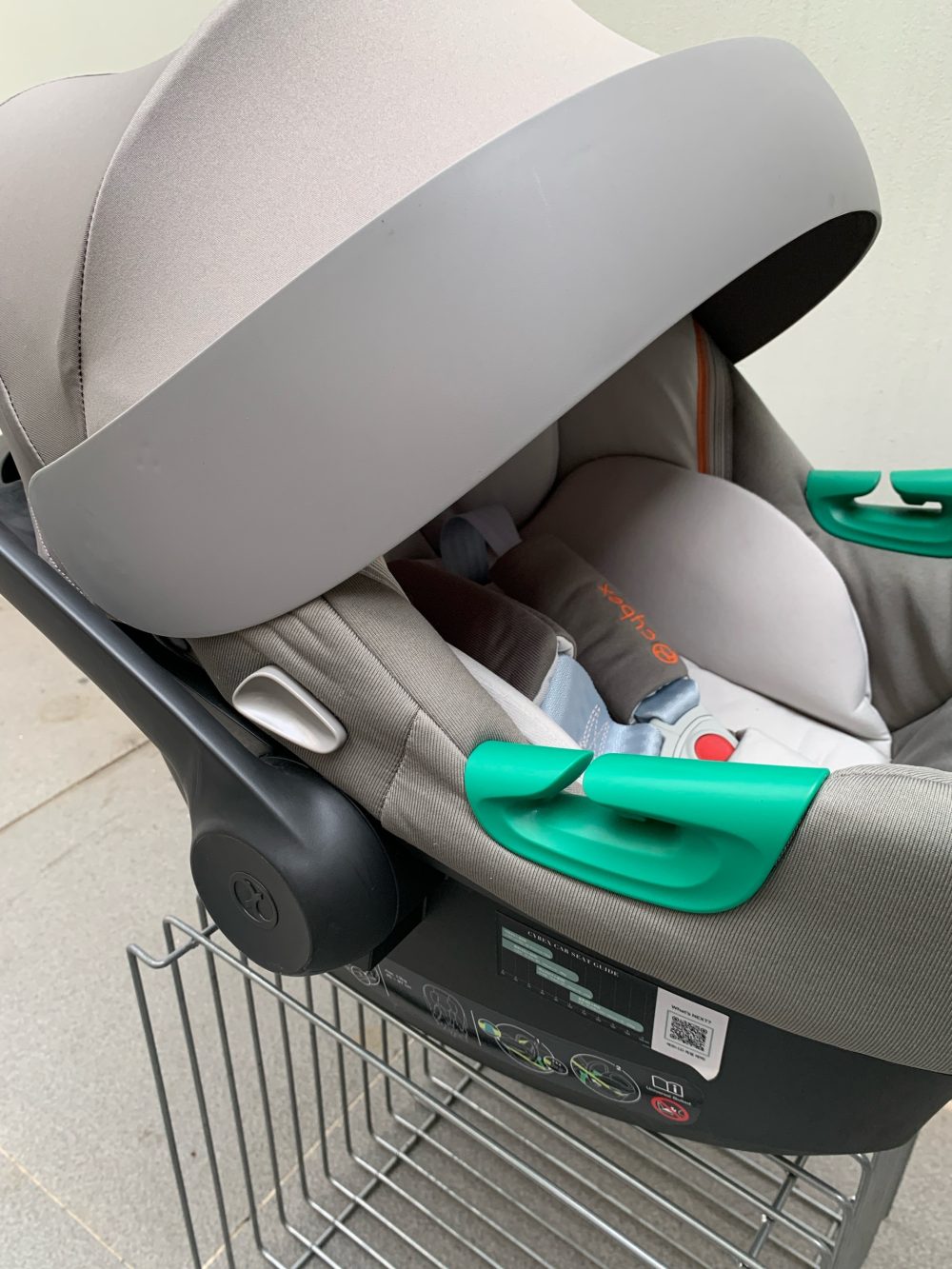 Nôi ôtô Cybex Aton S2 i-size màu lava grey (0-13kg/45-87cm) kèm adapter gắn cybex mios - Ảnh 5