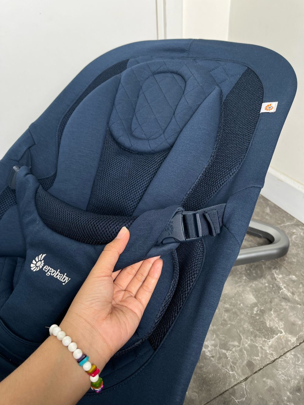 Ghế rung Ergobaby Evolve Bouncer 3in1 – Midnight Blue (0-36 tháng) - Ảnh 12