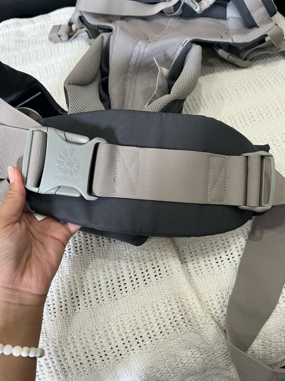 Địu Ergobaby Omni 360 Cool Air Mesh, Carbon grey ( sơ sinh 3.2kg ->20kg, full box) - Ảnh 10