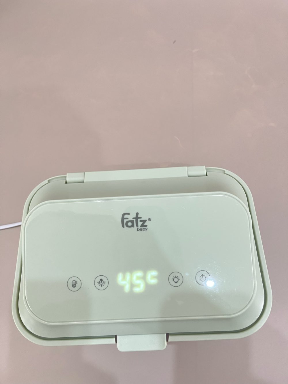 Máy ủ ấm khăn ướt và tiệt trùng UVC-LED Fatzbaby Warm 5 màu xanh ( no box) - Ảnh 11