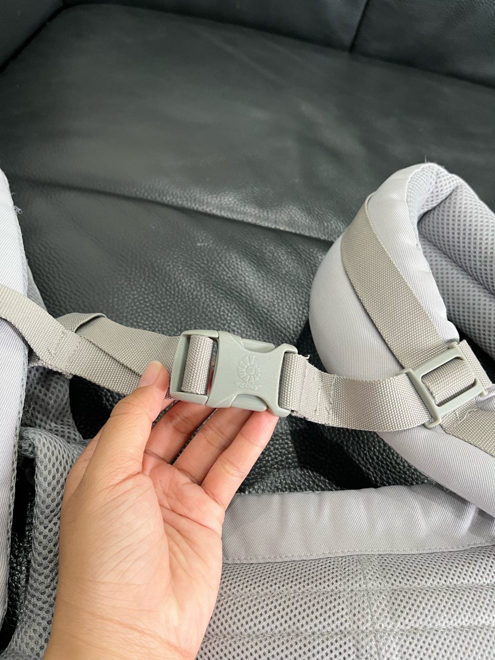 Địu cho bé Ergobaby Omni 360 Cool Air Mesh, Pearl Grey ( 0m—> 20kg) - Ảnh 15