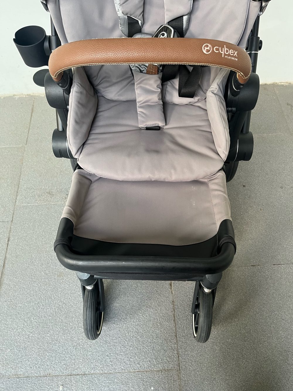 Xe đẩy Cybex Priam 3 khung bạc( size: 0->4y, tối đa 25kg) kèm cúp holder - Ảnh 16