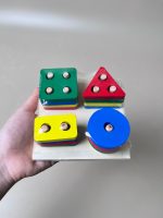 Set đồ chơi lắp ráp gỗ, nhạc nhiều màu cho bé - Ảnh 2