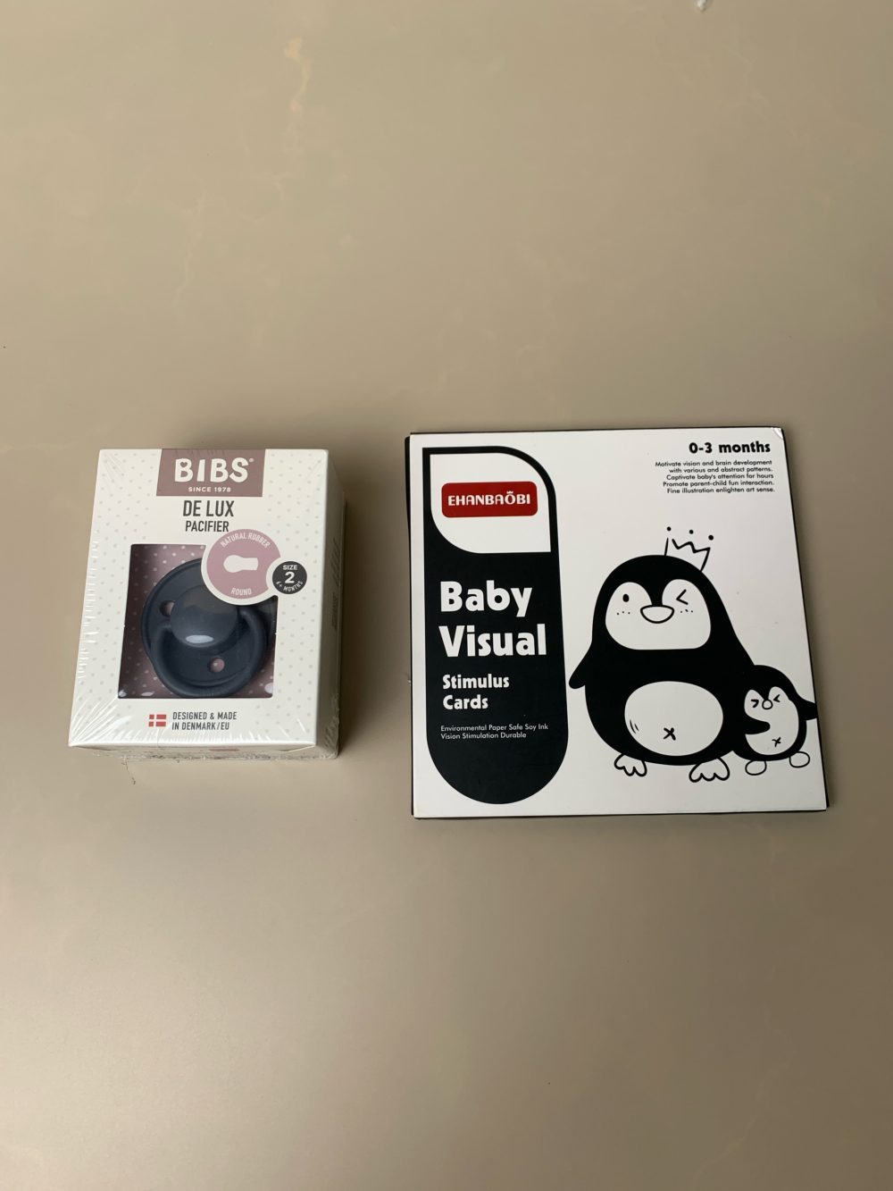 Ti giả BIBS delux latex size 2 (6m+) tặng thẻ trắng đen cho bé 0-3m - Ảnh 2
