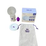 Cốc Hứng Sữa Mama’s Choice ( còn túi đựng) tặng kèm miếng dán thấm sữa AGA-AE
