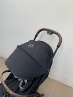 Xe đẩy gấp gọn Cybex Platinum Coya khung rosegold màu Sepia black kèm cup holder, áo mưa, túi vải đựng - Ảnh 20
