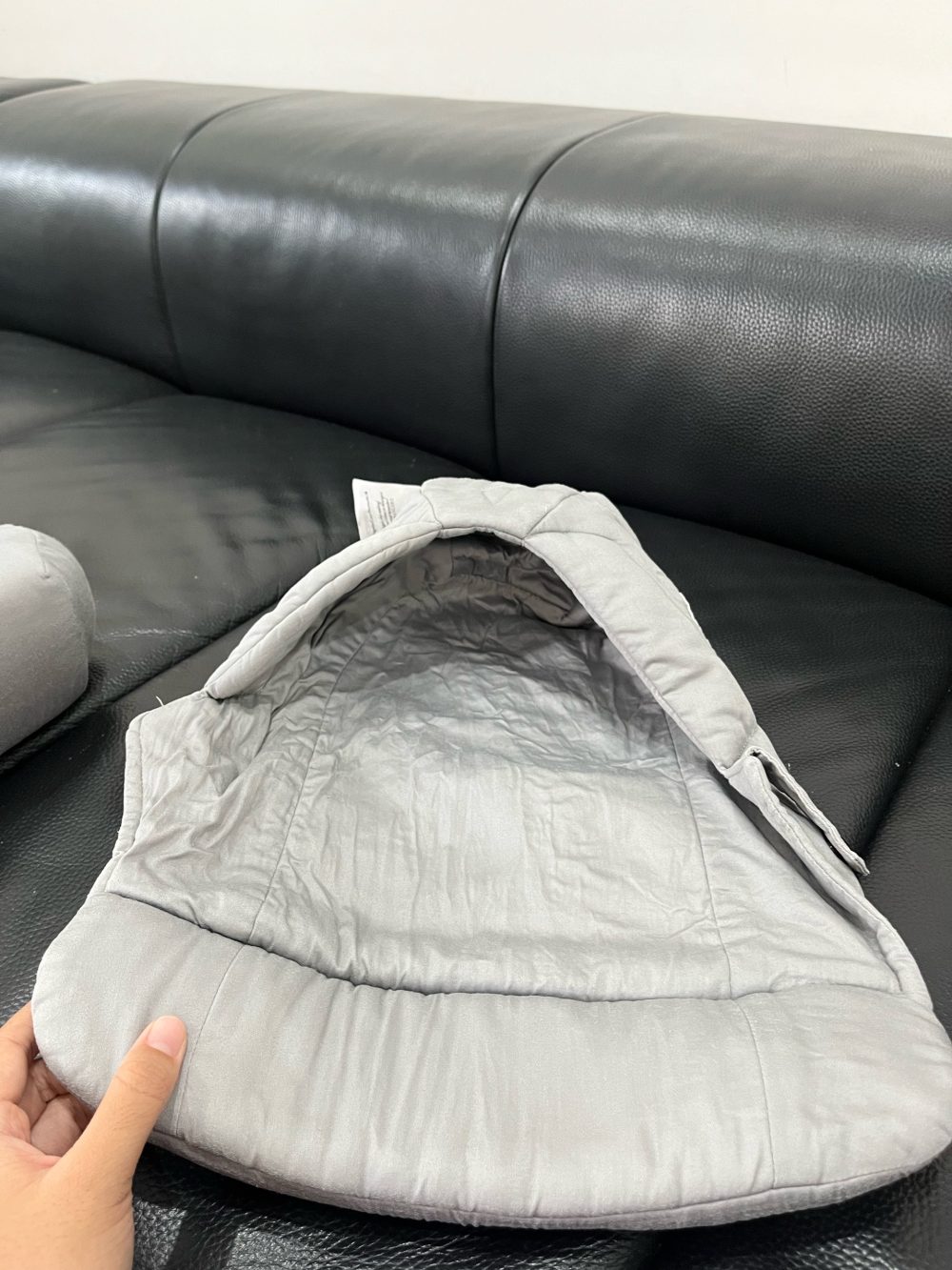 Kén ủ sơ sinh Ergobaby Infant Insert Easy Snug, Grey( size: 0m->4m, no box) - Ảnh 7