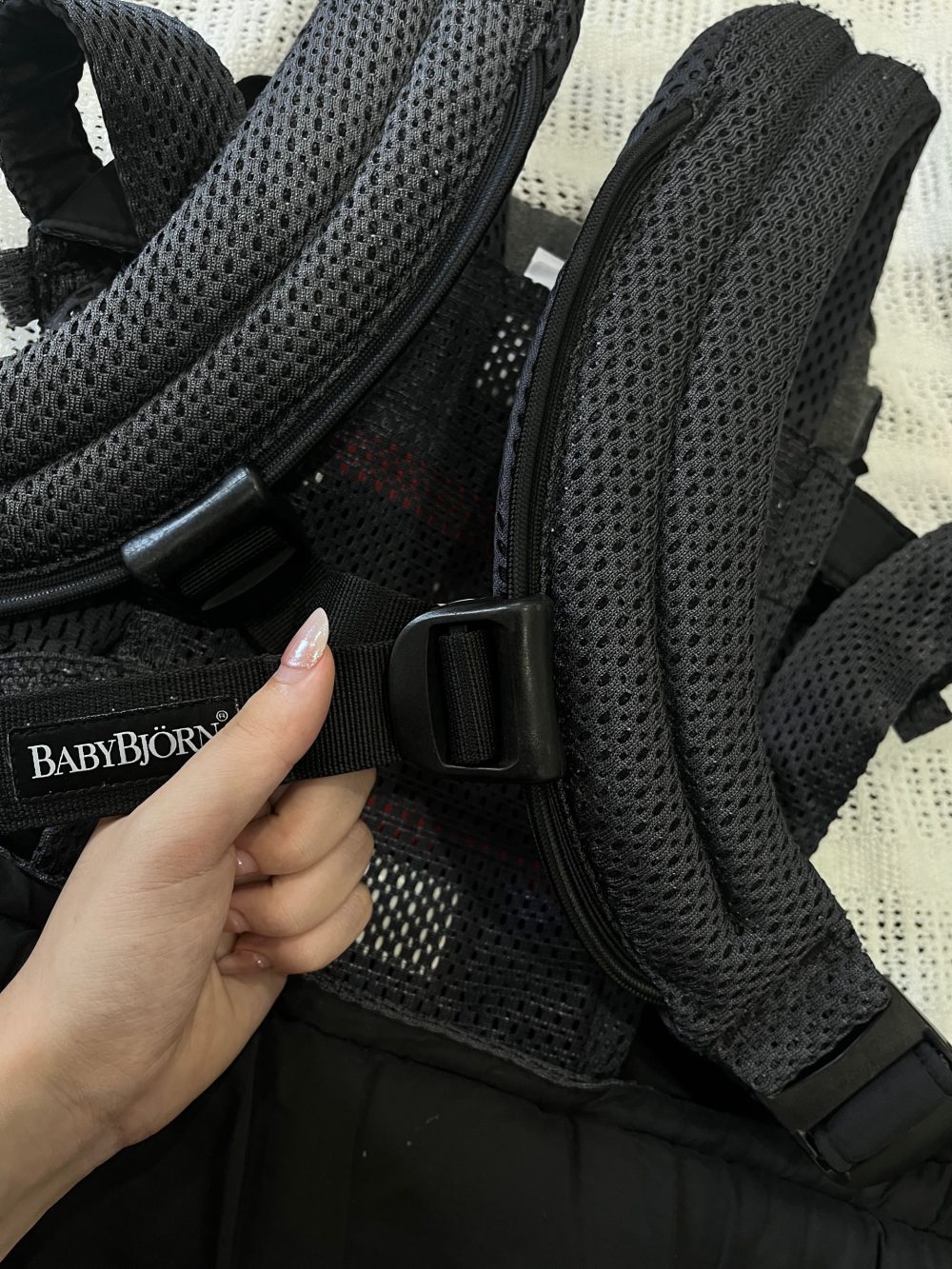 Địu Trẻ Em Baby Bjorn Harmony màu Anthracite (0-3y/~15kg) - Ảnh 17