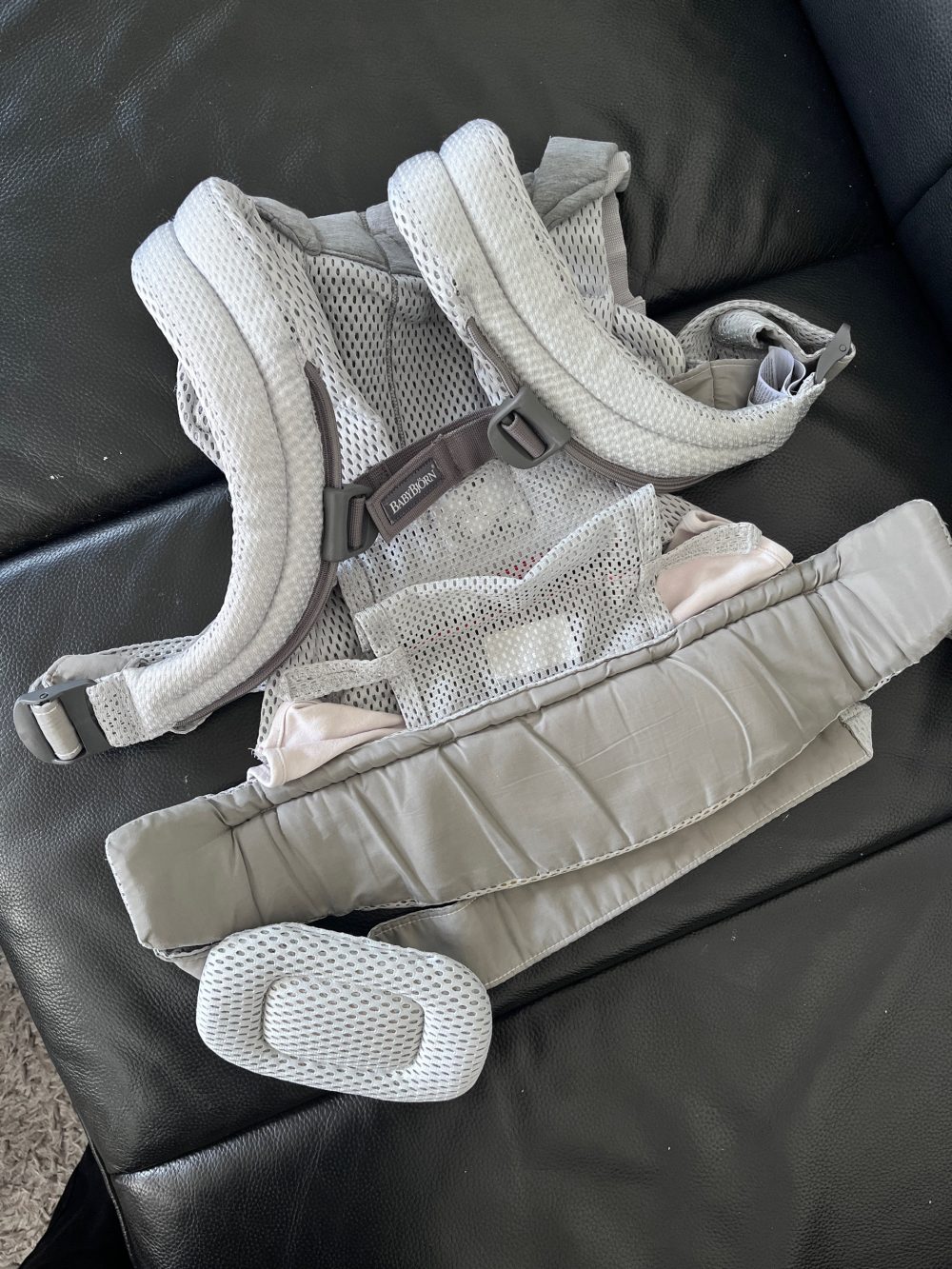 Địu Trẻ Em Baby Bjorn Harmony màu Sliver (0→3 tuổi, tối đa 15kg) còn box - Ảnh 19