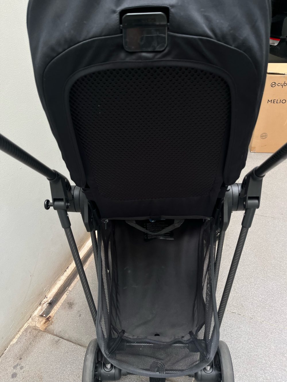 Xe đẩy Cybex Melio Carbon 3 màu đen ( size: 1m-> 22kg, full box), kèm đệm sơ sinh (bill VNQ) - Ảnh 14