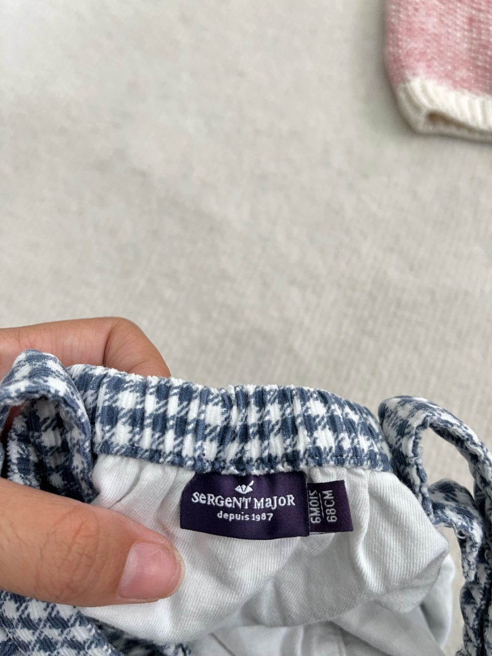 Set 2 bộ áo len và yếm mix brand Sergent Major, La Petite Collection (size: 3/6m) - Ảnh 3