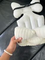 Đệm lót xe đẩy màu trắng hoạ tiết con sóc no brand - Ảnh 9