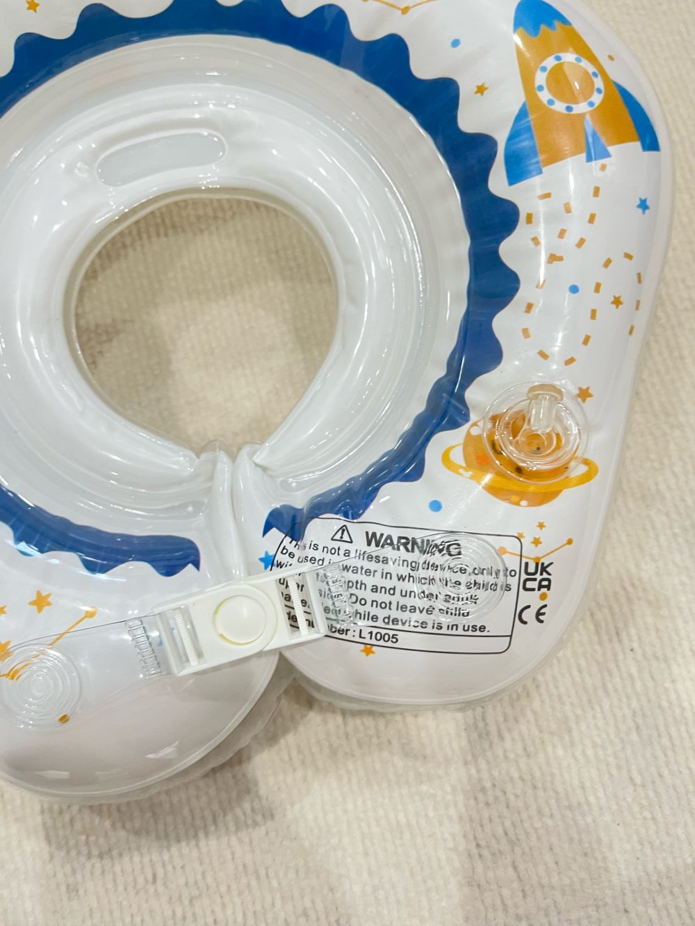 Set 2 phao bơi nâng cổ cho bé tắm mix brand Lionny & no brand ( 0m+) - Ảnh 6
