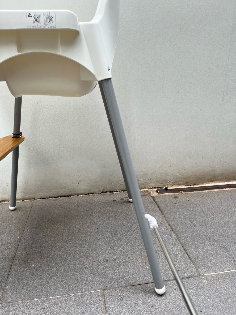Ghế ăn dặm Ikea màu trắng (size: 6m->3y, tối đa 15kg) - Ảnh 4